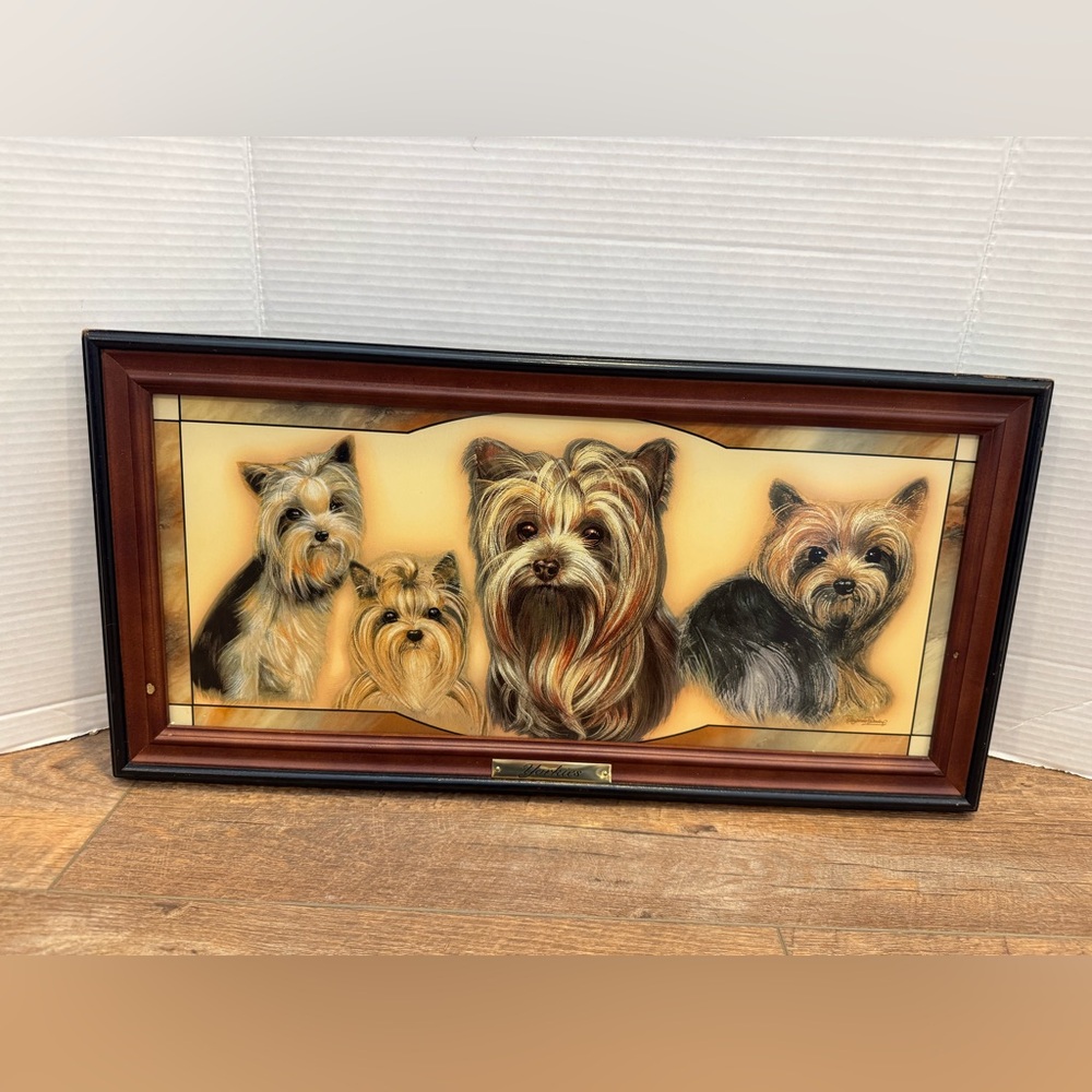 The Bradford Exchange 2005 Yorkies Picture By Pollyanna Pickering - No.AD184